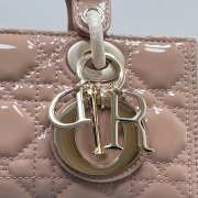 Dior D-Joy Bag In Beige 22.5×12×5.5cm - 5