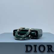 Dior D-Joy Bag In Dark Green 22.5×12×5.5cm - 5