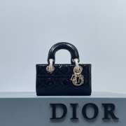 Dior D-Joy Bag In Black 16×10×5.5cm - 1