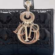 Dior D-Joy Bag In Black 22.5×12×5.5cm - 6