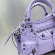 Balenciaga Neo Cagole City XS Purple Bag 26x13x18cm - 2