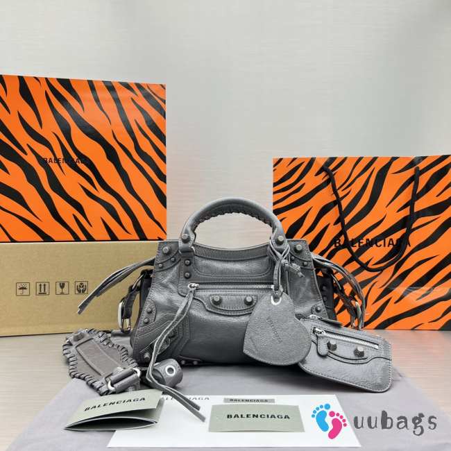 Balenciaga Neo Cagole City XS Gray Bag 26x13x18cm - 1