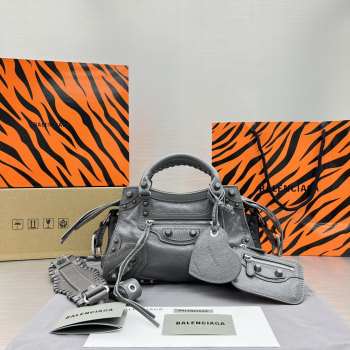 Balenciaga Neo Cagole City XS Gray Bag 26x13x18cm