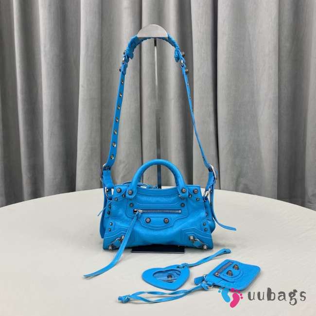 Balenciaga Neo Cagole City XS Blue Bag 26x13x18cm - 1