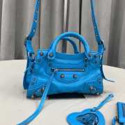 Balenciaga Neo Cagole City XS Blue Bag 26x13x18cm - 6