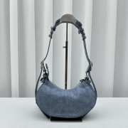 Balenciaga Neo Cagole City XS Blue Denim Bag 26x16x9.9cm - 6