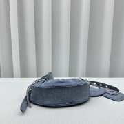 Balenciaga Neo Cagole City XS Blue Denim Bag 26x16x9.9cm - 5