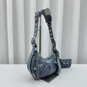 Balenciaga Neo Cagole City XS Blue Denim Bag 26x16x9.9cm - 4