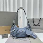 Balenciaga Neo Cagole City Blue Denim Bag 33x16x8.4cm - 1