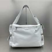 Balenciaga Superbusy Large Sling Bag In White 37.5x28x14.5cm - 4