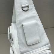 Balenciaga Superbusy Large Sling Bag In White 37.5x28x14.5cm - 3