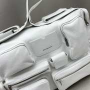 Balenciaga Superbusy Large Sling Bag In White 37.5x28x14.5cm - 2