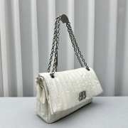 Balenciaga Monanco Small Chain bag with silver hardware in white - 6