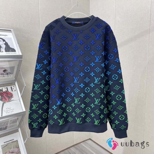 Louis Vuitton Gradient Monogram Fil Coup Sweatshirt - 1