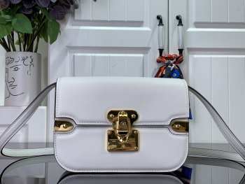 Louis Vuitton Orsay MM bag in white 21.5x15.8x5cm