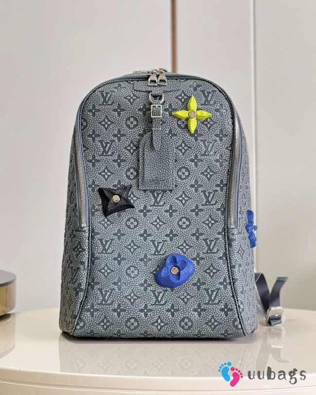 Louis Vuitton Ellipse Backpack Granite In Gray 31x44x17cm - 1