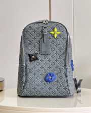 Louis Vuitton Ellipse Backpack Granite In Gray 31x44x17cm - 1