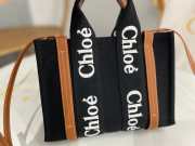 Chloe Woody Family Bag In Black 26.5x20x8cm - 2