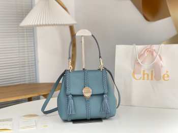 Chloe Penelope Mini Bag In Blue 22x14x9cm