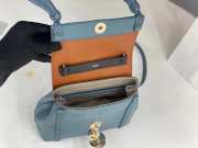 Chloe Penelope Mini Bag In Blue 22x14x9cm - 4