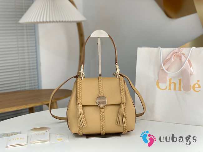 Chloe Penelope Mini Bag In Beige 22x14x9cm - 1