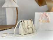 Chloe Penelope Mini Bag In White 22x14x9cm - 2