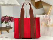 Chloe Woody Family Bag In Red 26.5x20x8cm - 1