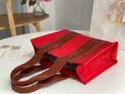 Chloe Woody Family Bag In Red 26.5x20x8cm - 4