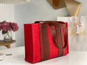 Chloe Woody Family Bag In Red 26.5x20x8cm - 3