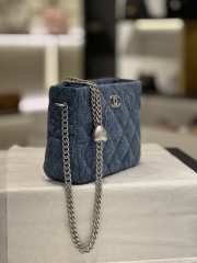 Chanel Denim Crossbody Bag 13x18x7cm - 6