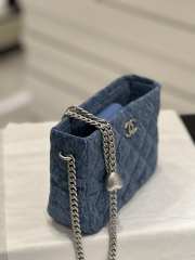 Chanel Denim Crossbody Bag 13x18x7cm - 5