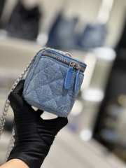 Chanel Vanity Denim Bag 11x8.5x7cm - 6