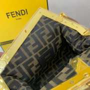 Fendi the first bag Lambswool beige 26x9.5x18cm - 3