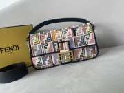 Fendi iconic baguette FF embossed pattern bag 27x15x6cm - 1