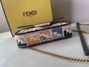 Fendi iconic baguette FF embossed pattern bag 20x13x5cm - 4