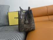 Fendi Origami Large FF jacquard fabric bag 15x15x18.5cm - 4