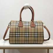 Burberry Women Mini Bowling Check Top Handle Bag 30×15×21cm - 6