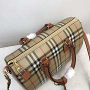 Burberry Women Mini Bowling Check Top Handle Bag 30×15×21cm - 3