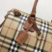 Burberry Women Mini Bowling Check Top Handle Bag 30×15×21cm - 2