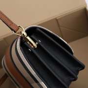 Burberry Small Buckle House Check 02 Bag 19.5x12x5cm - 4