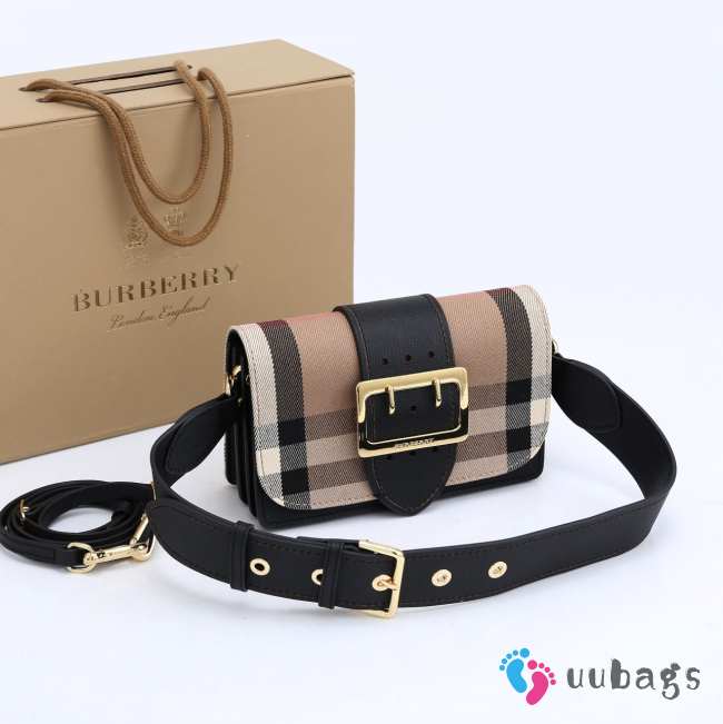 Burberry Small Buckle House Check 03 Bag 19.5x12x5cm - 1