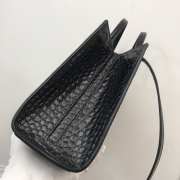 Burberry Crocodile-embossed Leather Top-handle Bag 27x11x20cm - 2