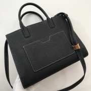 Burberry Men Denny Grain Leather Tote Black Bag 27x11x20cm - 3