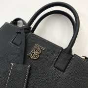 Burberry Men Denny Grain Leather Tote Black Bag 27x11x20cm - 2