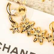 Chanel Flower Double C Earrings - 3