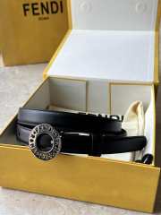 Fendi calfskin belt width 2cm - 2