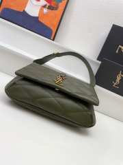 YSL Le 57 quilted shoulder bag in green 24x18x5.5cm - 5