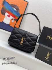 YSL Le 57 quilted shoulder bag in black 24x18x5.5cm - 1