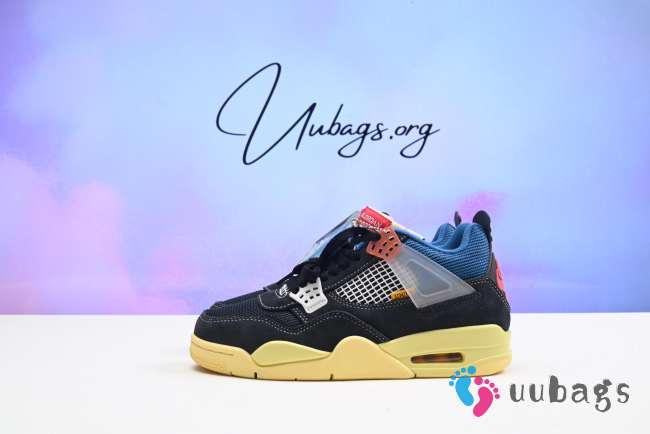 Nike Air Jordan 4 Retro Union Off Noir Shoes - 1