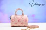 LV M46518 Speedy Bandoulière Pink Bag 20.5x13.5x12cm - 4